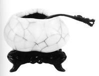 清雍正仿哥窯水盂筆舔 清雍正仿哥窯水盂筆舔