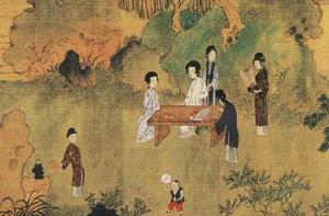 明陳字玉局敲閒圖