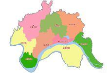 枝江市行政區劃圖