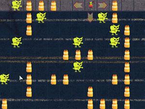 輪滑女生斗貓妖