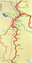劍門蜀道旅遊導遊圖