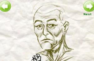 老人肖像簡易畫法 老人肖像簡易畫法