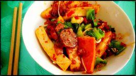 辣炒餌塊粑 辣炒餌塊粑