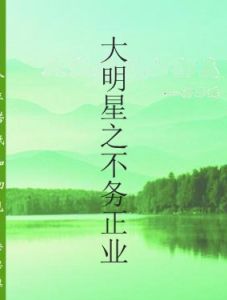 大明星之不務正業 大明星之不務正業