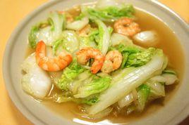 蝦仁白菜 蝦仁白菜