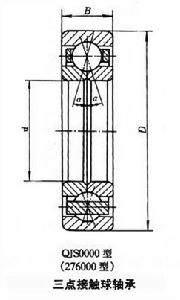 三點接觸球軸承 三點接觸球軸承