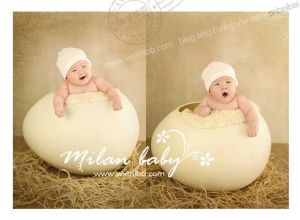 米蘭貝貝兒童攝影之寶寶滿月照