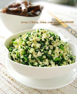 蓬蒿菜拌香乾 蓬蒿菜拌香乾