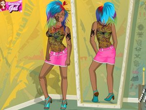 性感美女孤芳自賞