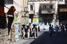 耶路撒冷街頭一景 雲也退/攝