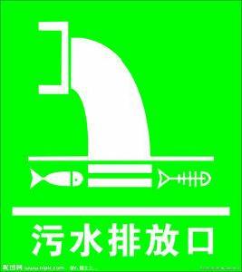 污水排放口 污水排放口