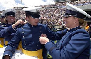 美國空軍軍官學校畢業現場