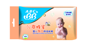 ABC’s BB沁爽蜂蜜手口用潔膚棉