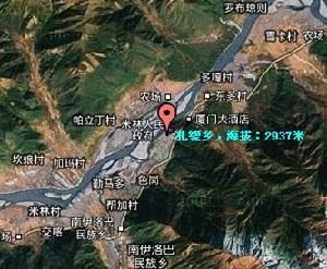 扎繞鄉衛星地圖