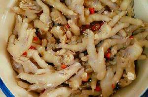 涼拌蒜蓉雞腳 涼拌蒜蓉雞腳