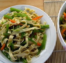 豆角熗豆腐 豆角熗豆腐