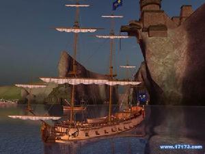 《燃燒海洋上的海盜》