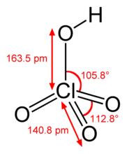 高氯酸的結構式