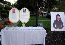 張純如女士的遺體告別儀式