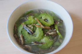 魚乾煮苦瓜 魚乾煮苦瓜
