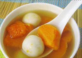 番薯湯圓糖水 番薯湯圓糖水