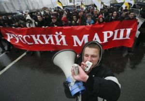 俄羅斯民族主義大遊行2.5萬人參加