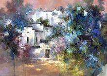 熊斌作品《婺源印象》100×140cm 2012
