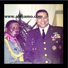 薩尼&middot;阿巴查將軍與科林&middot;鮑威爾將軍