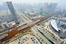 建設中的南中環街