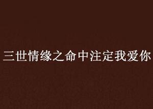 三世情緣之命中注定我愛你 三世情緣之命中注定我愛你