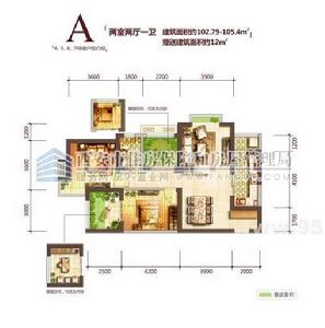 西安上和城戶型圖