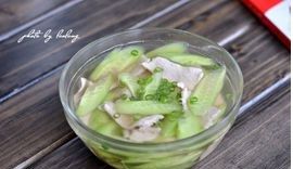 黃瓜汆裡脊肉片 黃瓜汆裡脊肉片