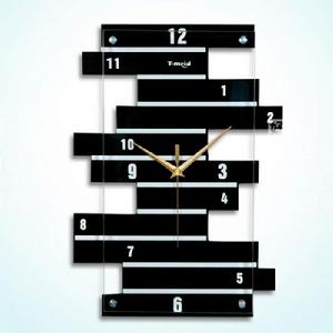 黑酷色創意掛鍾