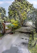 勾奇志鋼筆畫作品欣賞