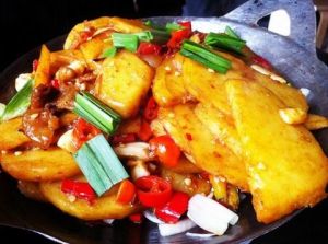 香魚醬燒土豆片 香魚醬燒土豆片