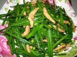 韭菜炒肉絲 韭菜炒肉絲