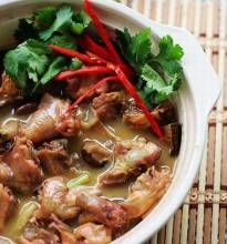 雪梨冬菇燜雞 雪梨冬菇燜雞