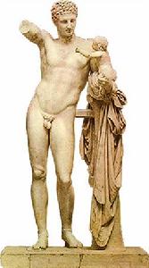 赫耳墨斯和小酒神