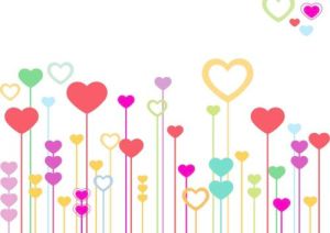 可愛心形花紋 可愛心形花紋