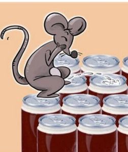鼠尿可樂罐