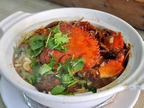 大閘蟹海鮮冬粉煲 大閘蟹海鮮冬粉煲