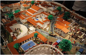 龐貝古城模型花費了樂高大師麥克諾特470多個小時，共由19萬塊樂高玩具組成