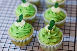 抹茶紙杯小蛋糕 抹茶紙杯小蛋糕