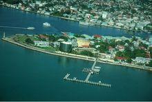 貝里斯城的海港