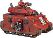 巴爾獵食者坦克是聖血天使戰團的象徵