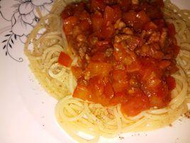 番茄肉末意大利麵 番茄肉末意大利麵