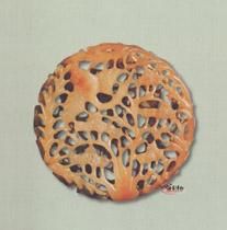 清和闐玉鏤雕花鳥圓盒式香囊 清和闐玉鏤雕花鳥圓盒式香囊