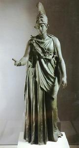 帕提農神廟的雅典娜神像