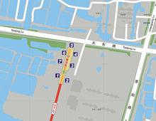 騎河站出入口分布圖