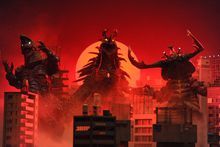 超古代的巨人迪迦的石像